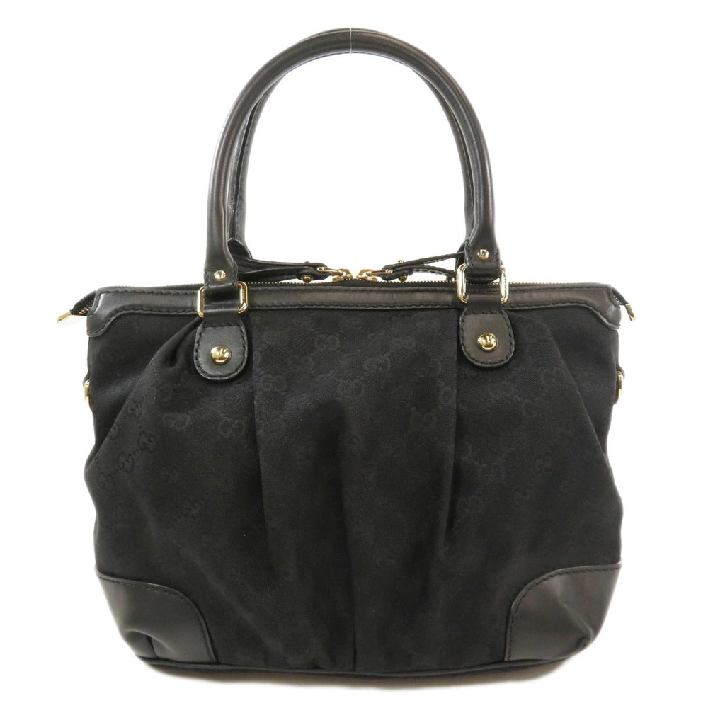 Gucci Handbag GG Sukey Canvas Black
